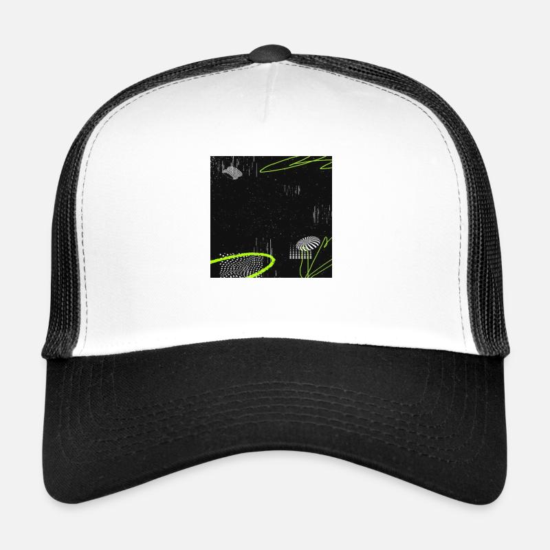 Graphismes acides Casquette trucker 