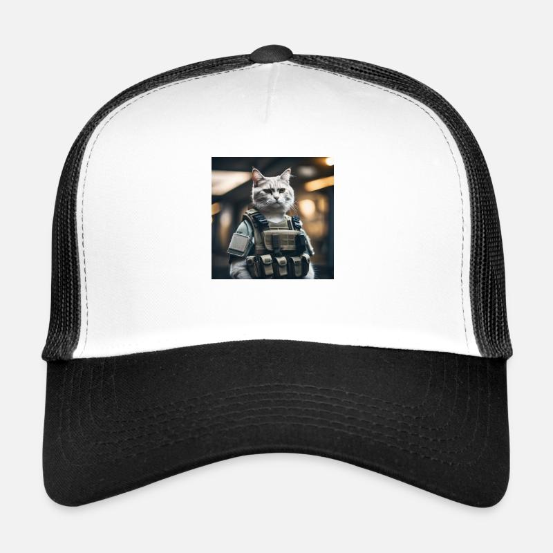 Soldier Cat Trucker Cap