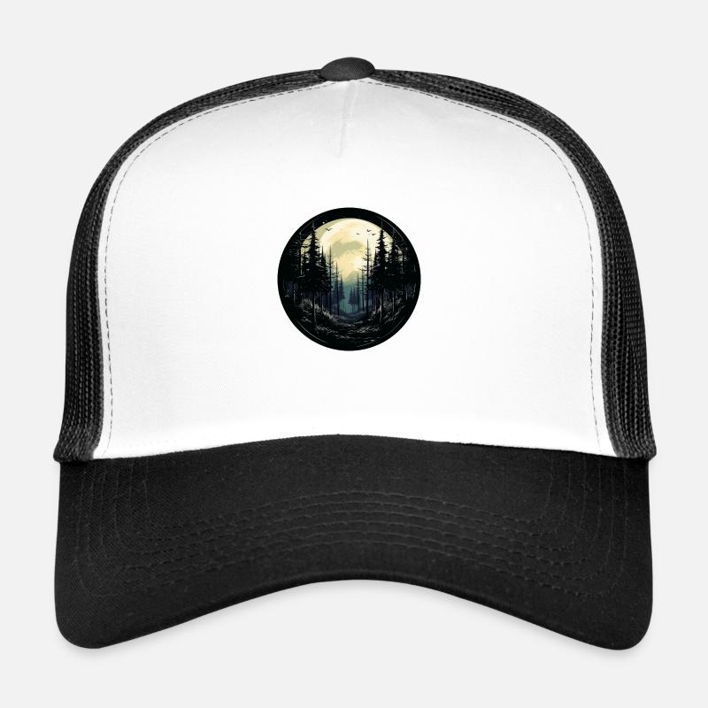 Forest night Trucker Cap