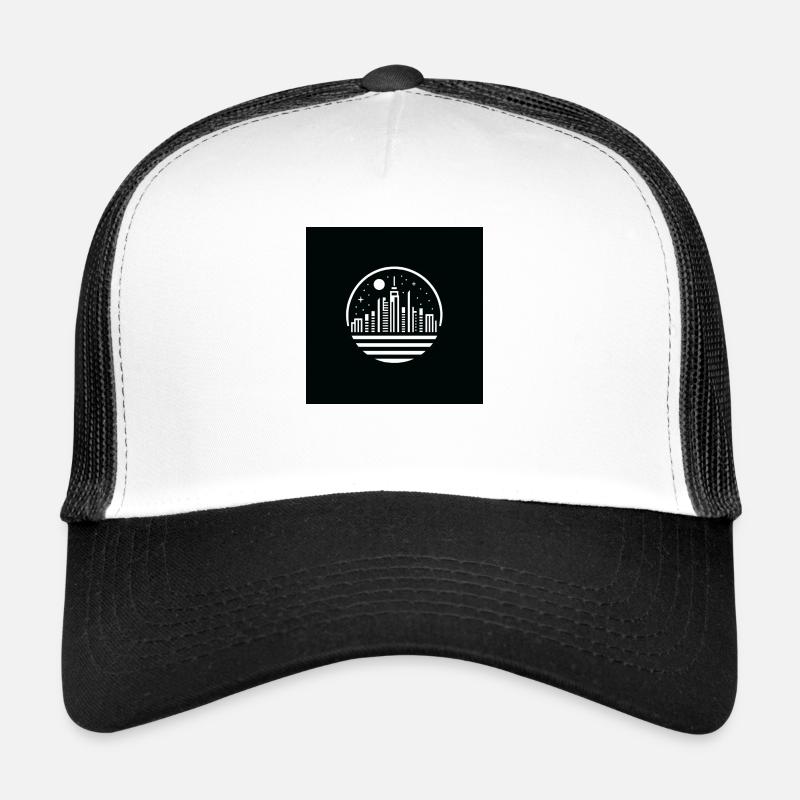 Stellar Skyline - Trucker Cap - Weiß/Schwarz