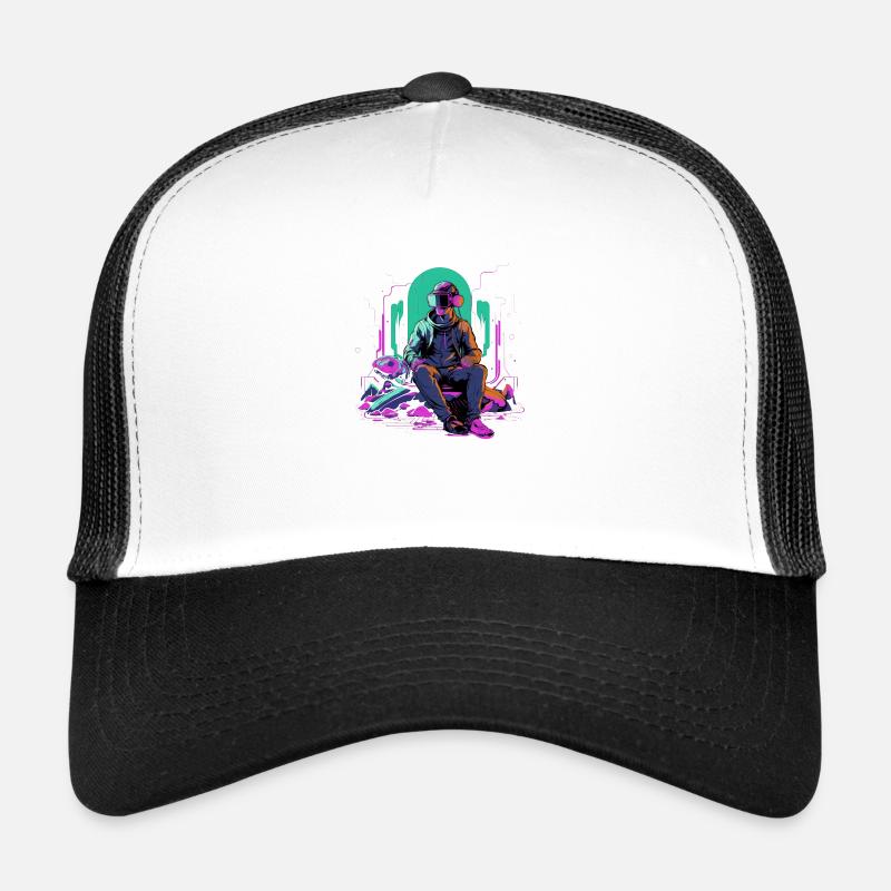 VR Gaming Zen : l’art de la relaxation numérique Casquette trucker 