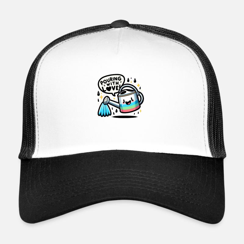 Pouring With Love Trucker Cap