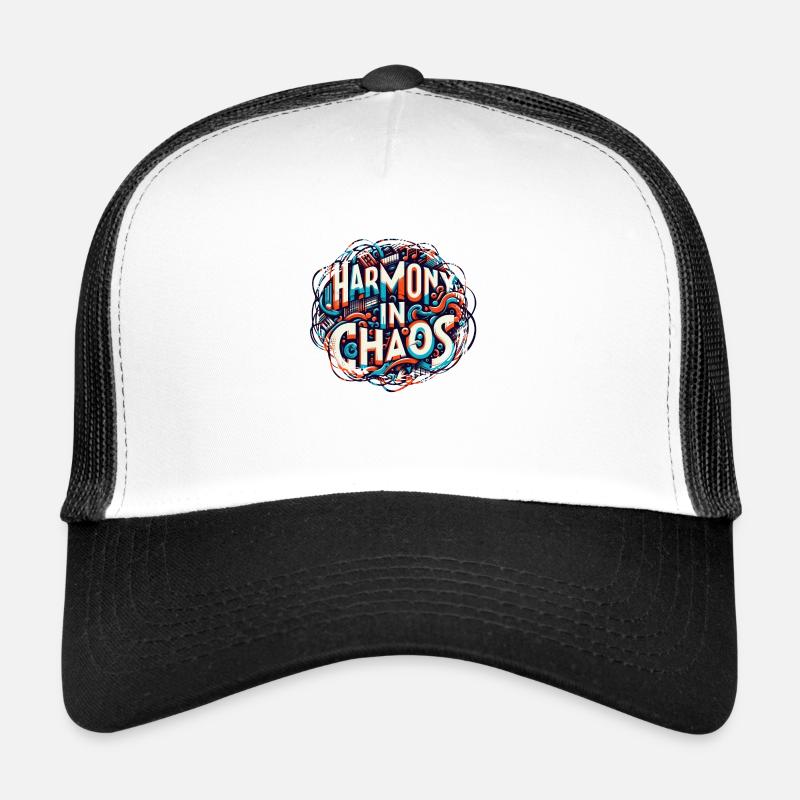 L’harmonie dans le chaos - Typographie musicale Casquette trucker 