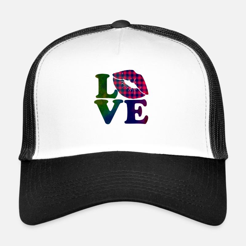 Aimez-moi la Saint-Valentin Joyeux Valentin Saint-Valentin Casquette trucker 
