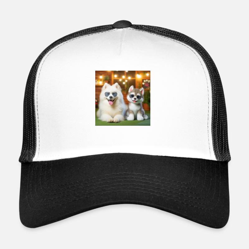 Samoyed Gang Trucker Cap