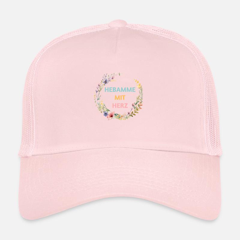 Hebamme mit Herz Trucker Cap