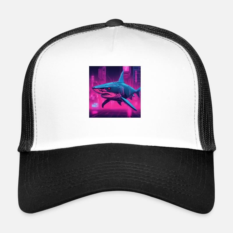 Hai - Trucker Cap - Weiß/Schwarz