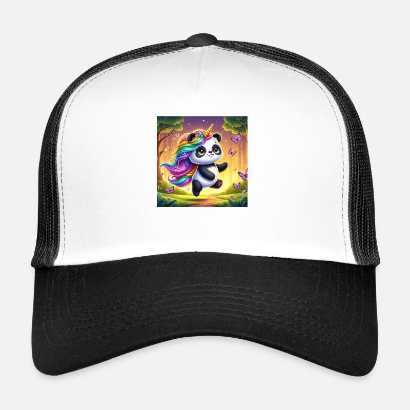 Panda licorne Casquette trucker 