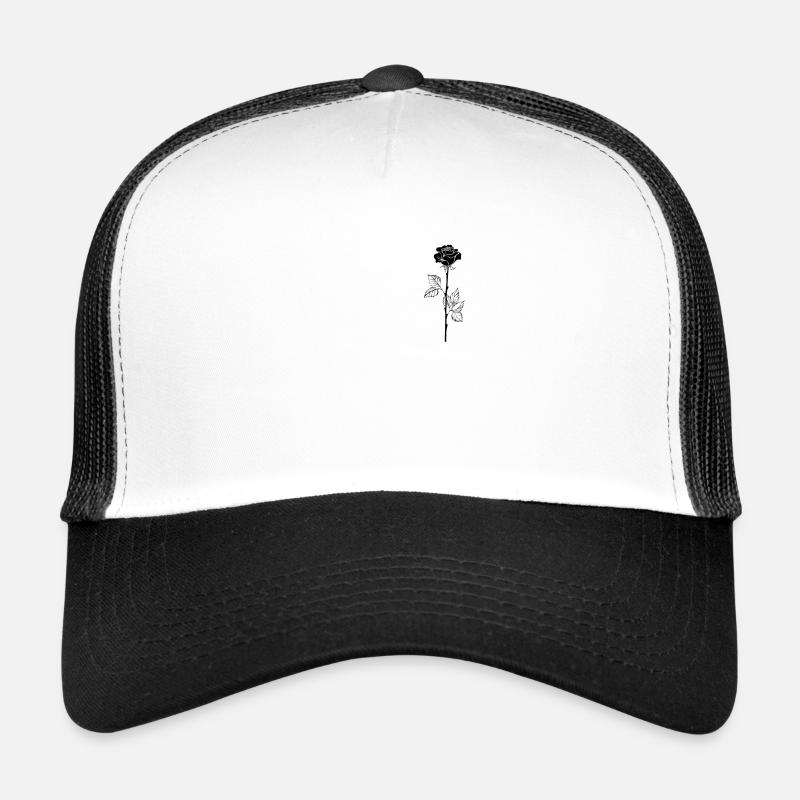 Black Rose Trucker Cap