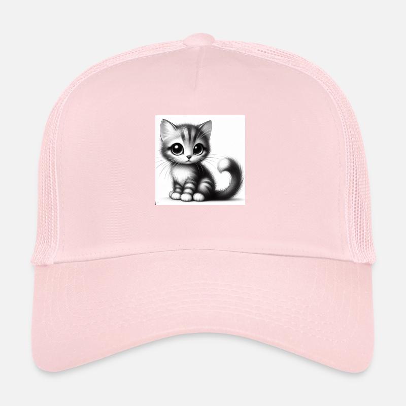 Mignon petit chaton Casquette trucker 