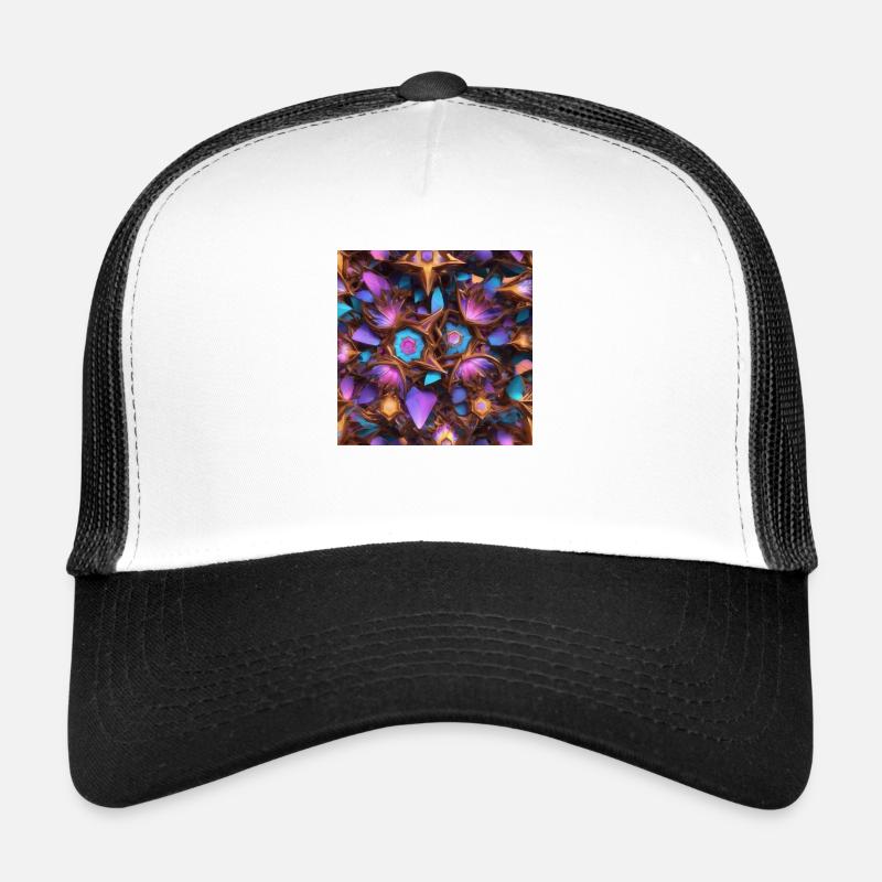 Diamonds - Trucker Cap - Weiß/Schwarz