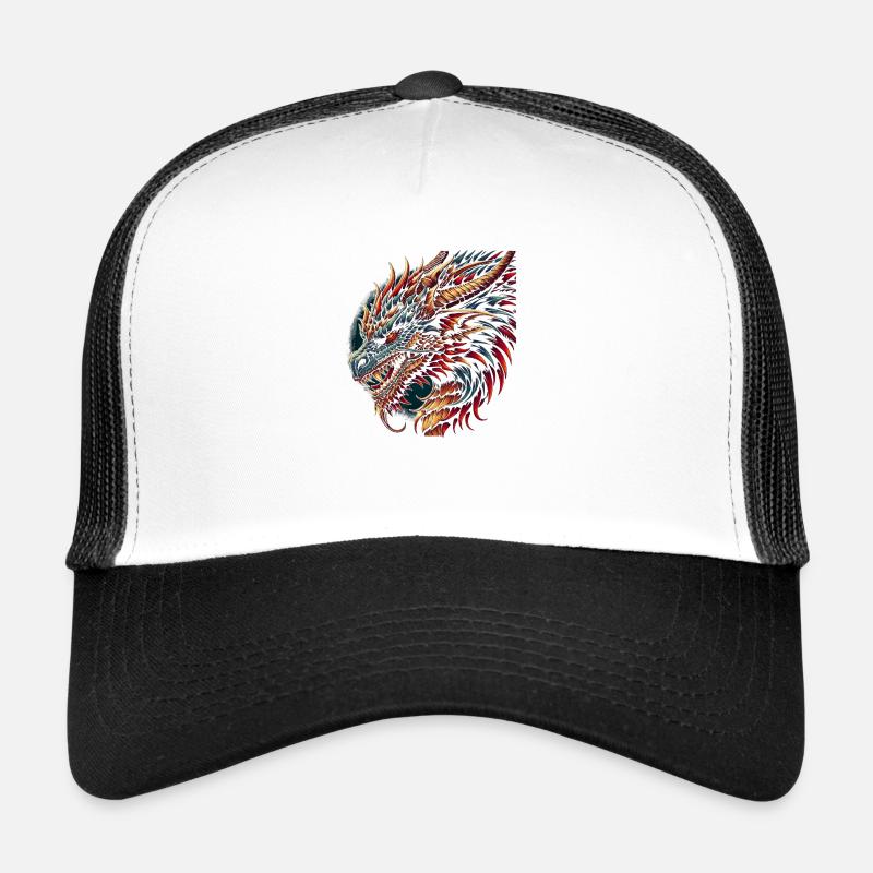 Blaze of Glory - Trucker Cap - white/black