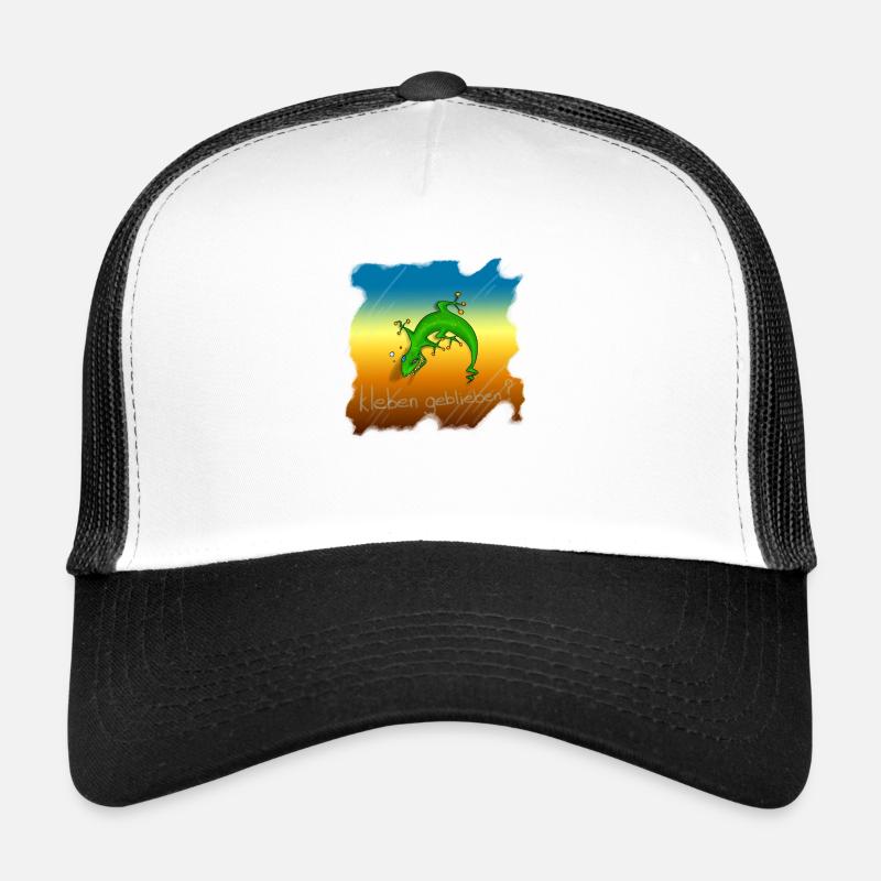 Gecko "kleben geblieben" Trucker Cap