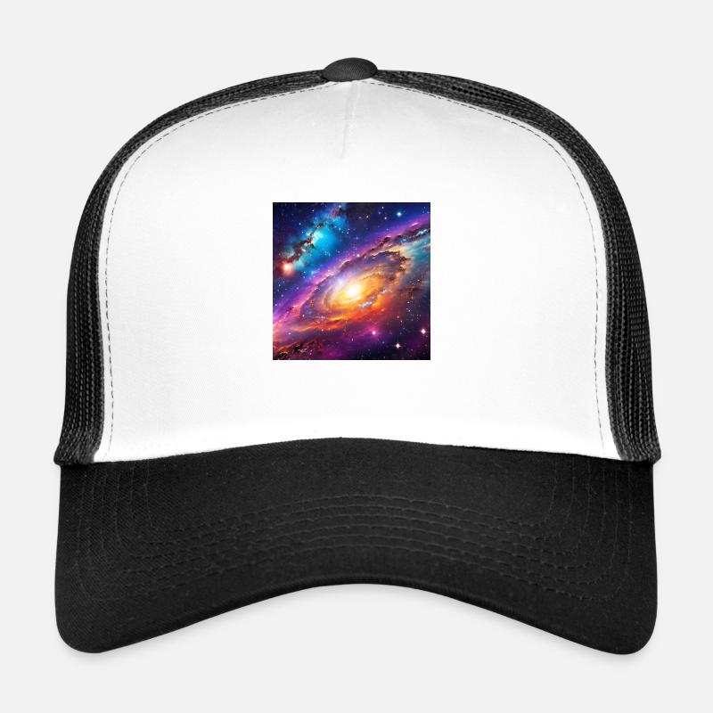 Firefly galaxie - Casquette trucker  - blanc/noir