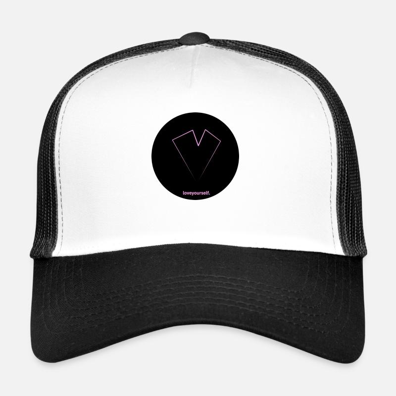 Aimez-vous 1 - Casquette trucker  - blanc/noir