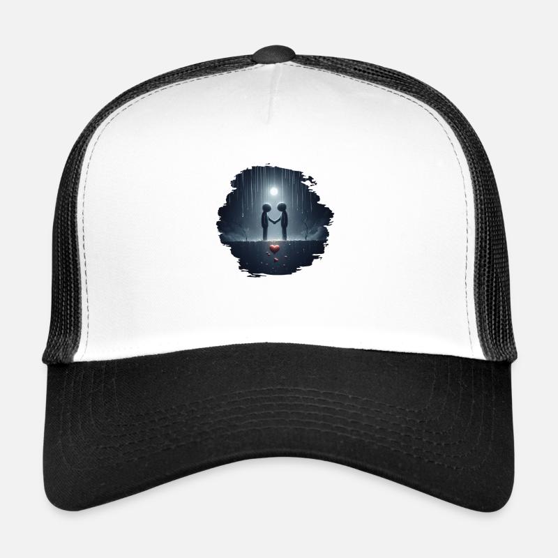 Verbunden - Trucker Cap - Weiß/Schwarz