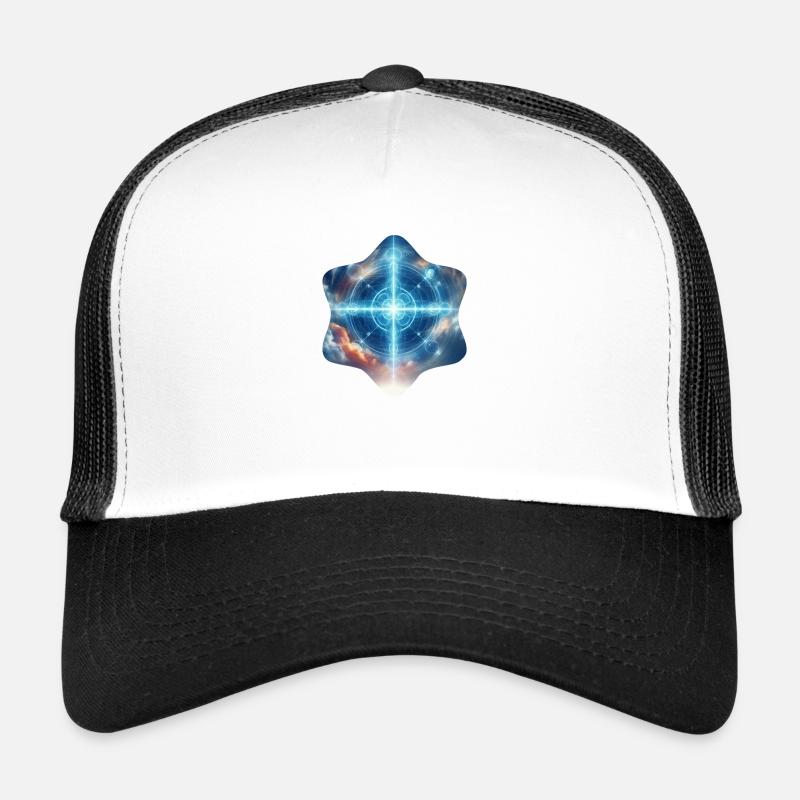 Lueur bleue divine Casquette trucker 