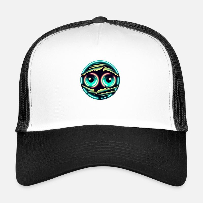 Yeux verts brillants Casquette trucker 