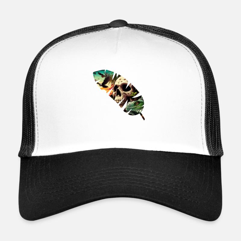 Death Feather Trucker Cap