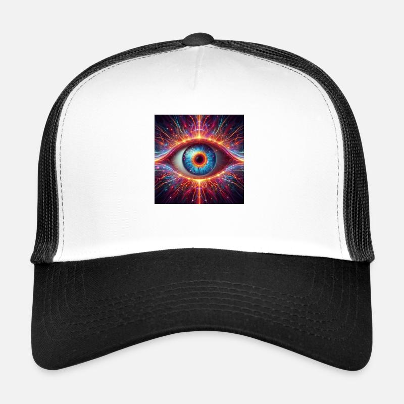 Das Auge - Trucker Cap - Weiß/Schwarz