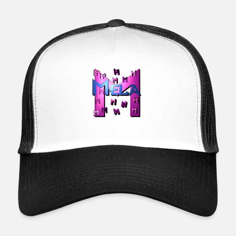 mela2 - Trucker Cap - white/black