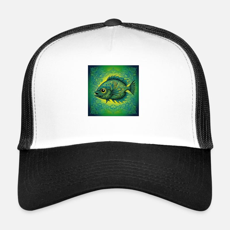 Des poissons uniques Casquette trucker 