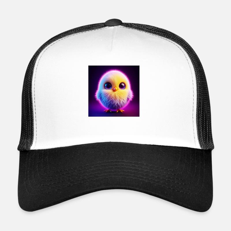 Küken 3D Hyperrealismus Pastellfarben Trucker Cap