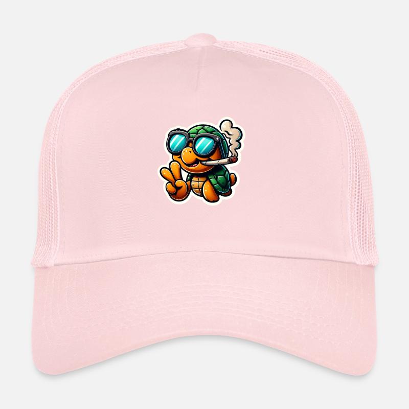 Cool turtle with sunglasses Trucker Cap