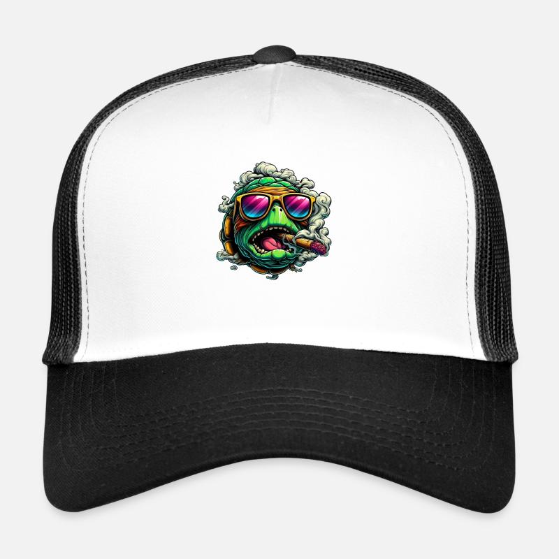 Crazy turtle tuxedo Trucker Cap
