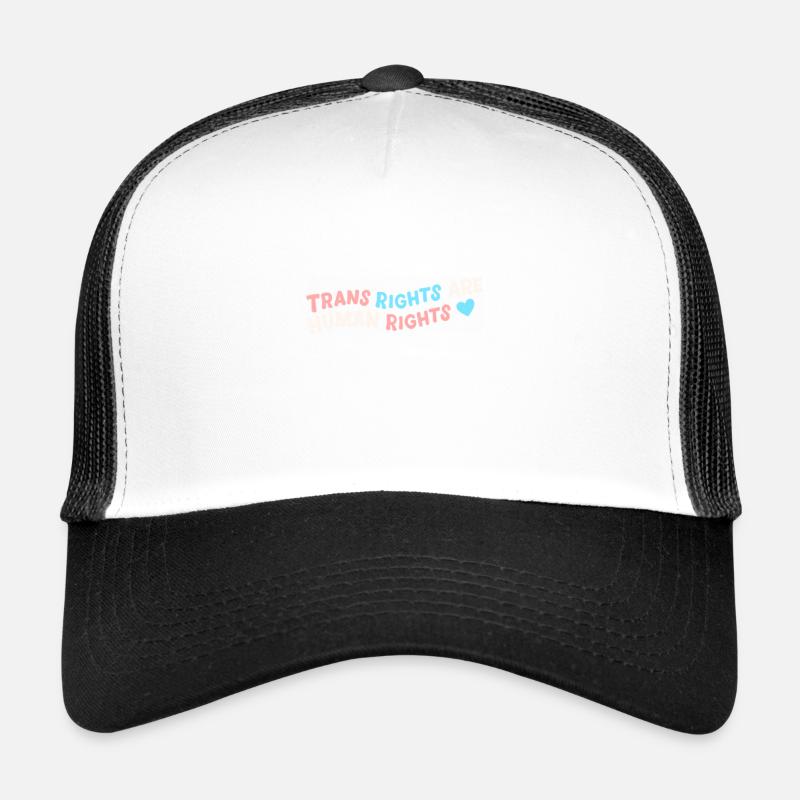 Transrights - Trucker Cap - Weiß/Schwarz