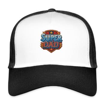 FATHERS DAY - Trucker Cap - white/black - Front
