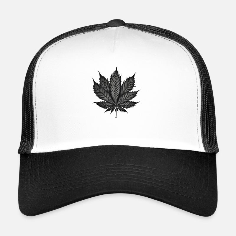 Cannabis Blatt Trucker Cap