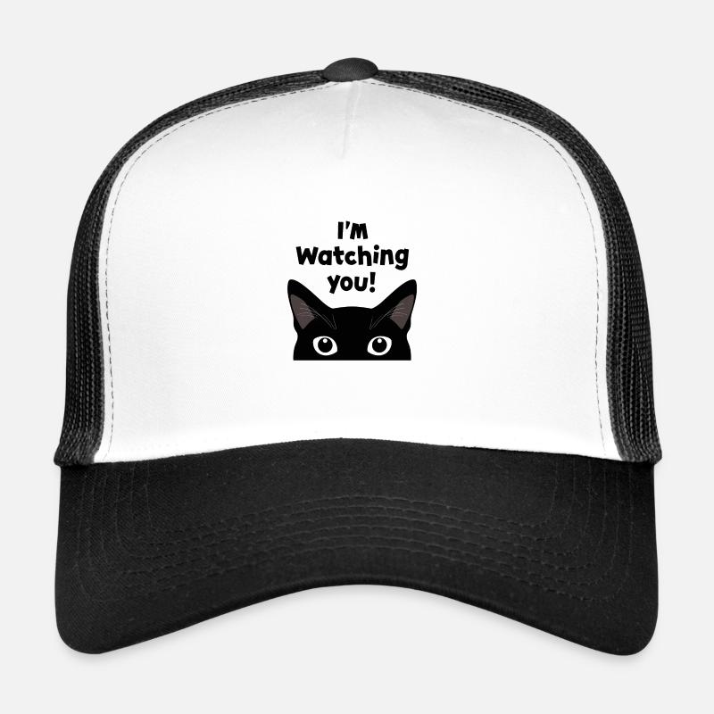 Black Cat Gift - Funny and Unique Trucker Cap