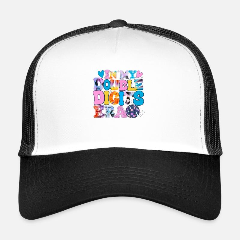 Dans mon ère à deux chiffres, fille drôle de 10e anniversaire Casquette trucker 