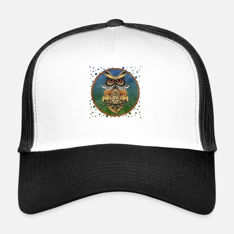 Oiseau coloré Casquette trucker 