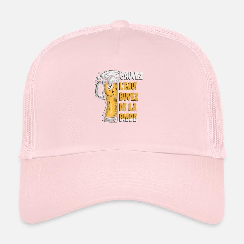 sauvez l eau, buvez de la biere Casquette trucker 