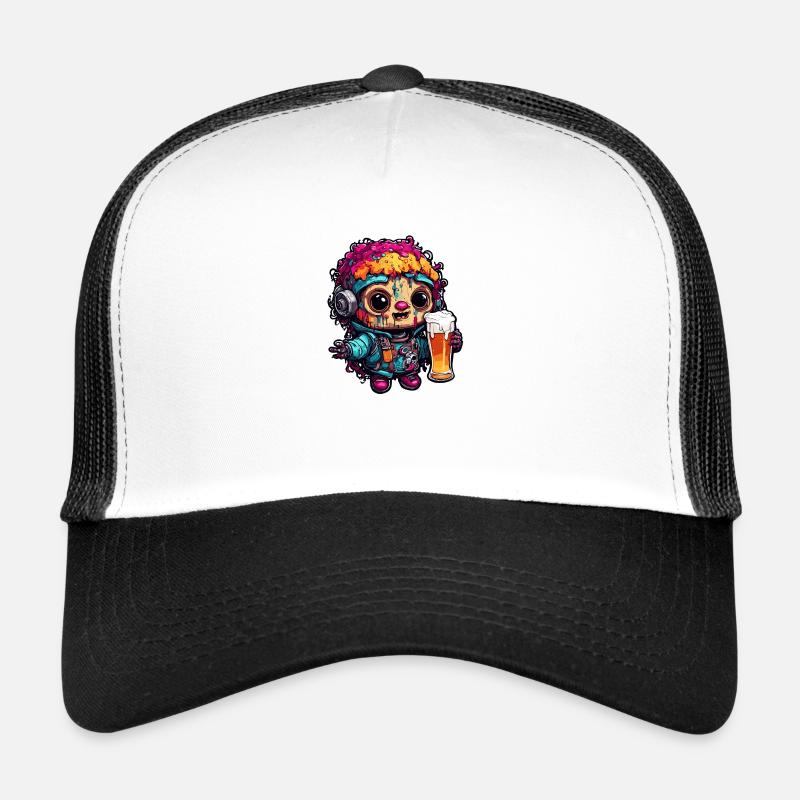 Poupée d’horreur / Halloween / Effrayant / Sombre Casquette trucker 