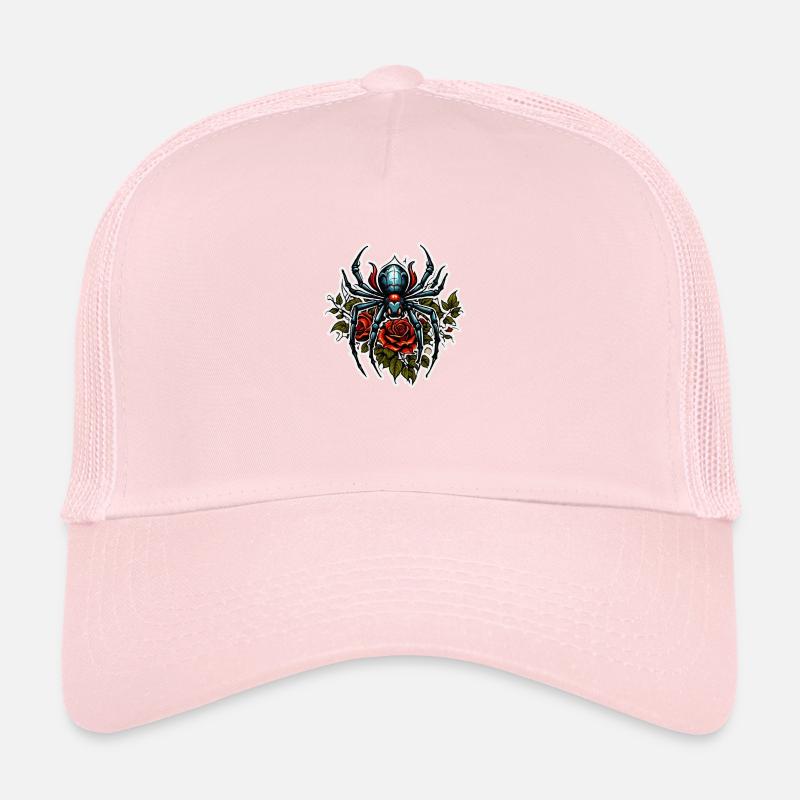 Spinne / Netz / Haustier / Kriechtier / Achtbeiner Trucker Cap