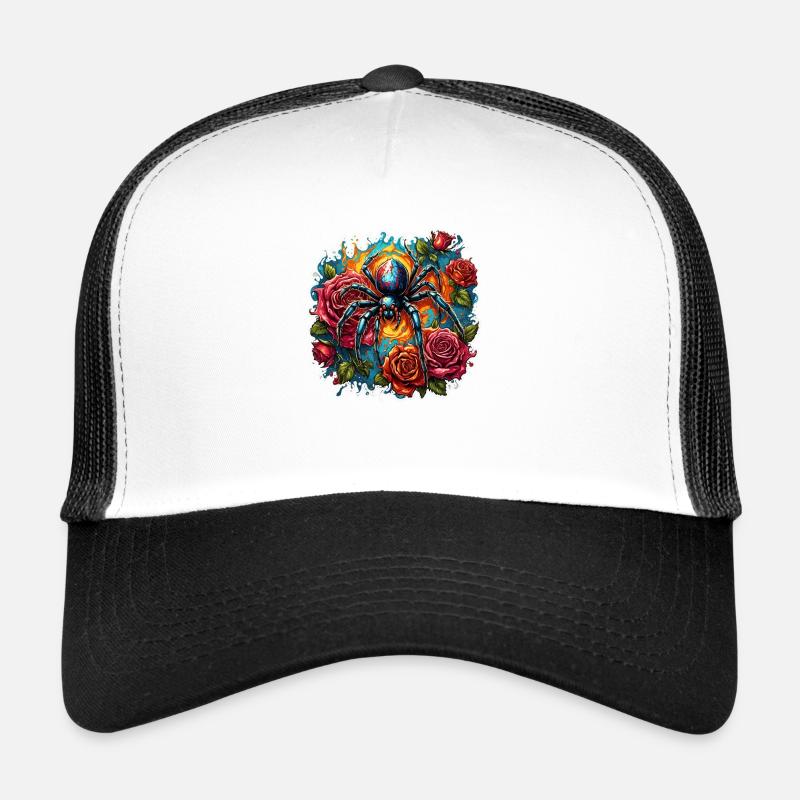 Spinne / Netz / Haustier / Kriechtier / Achtbeiner Trucker Cap