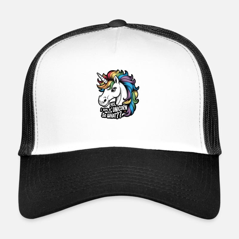 Yes I Am A Unicorn So What Casquette trucker 