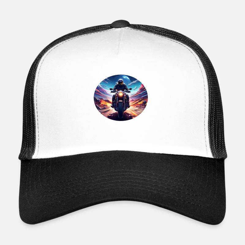 Motorcyclist Trucker Cap