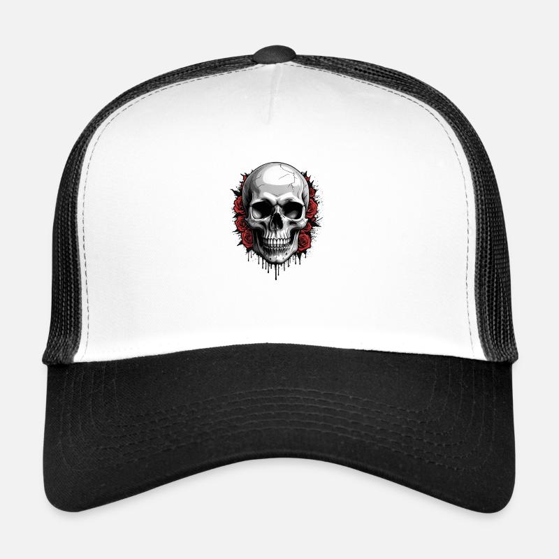 Skull Style Trucker Cap