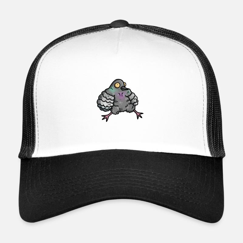 Taube - Trucker Cap - Weiß/Schwarz
