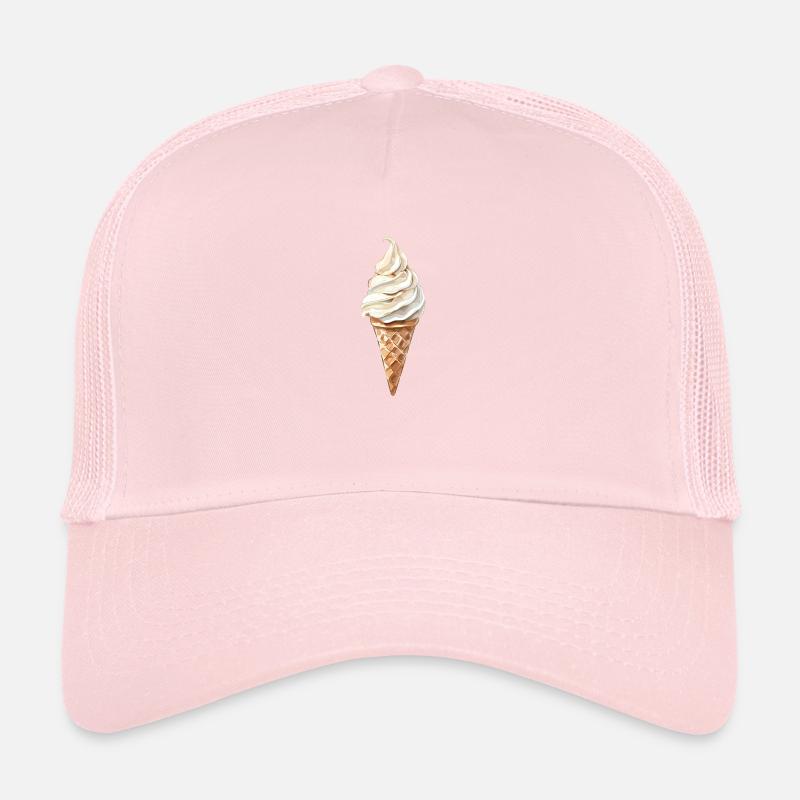 Erfrischendes Eiswaffel Sommermotiv Trucker Cap