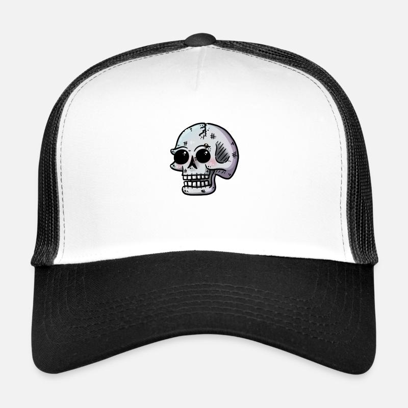 crâne Casquette trucker 