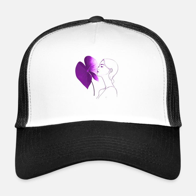 Blumen Frauen Mädchen Mode Design Kunst Weiblicher Stil Trucker Cap