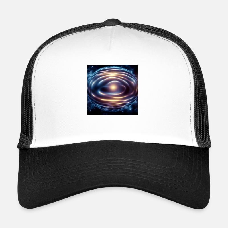 groupe1 27 - Casquette trucker  - blanc/noir