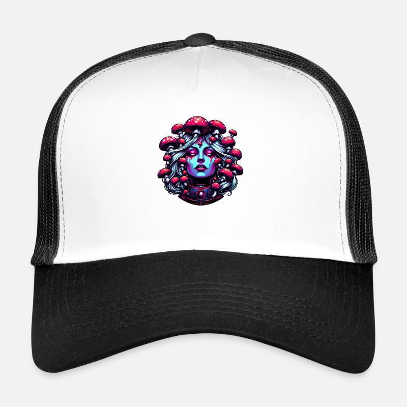 Beauté psychédélique des champignons Casquette trucker 