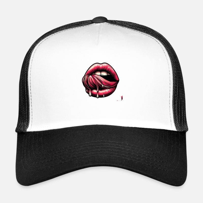 Langue en Mouvement - Bouche Expressive Casquette trucker 