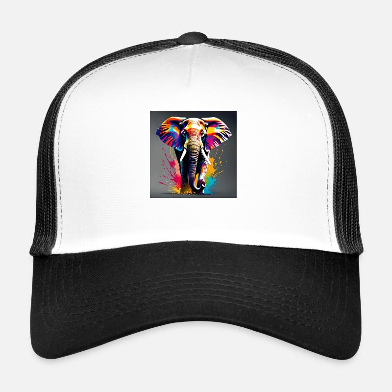 Couleur éléphant Casquette trucker 